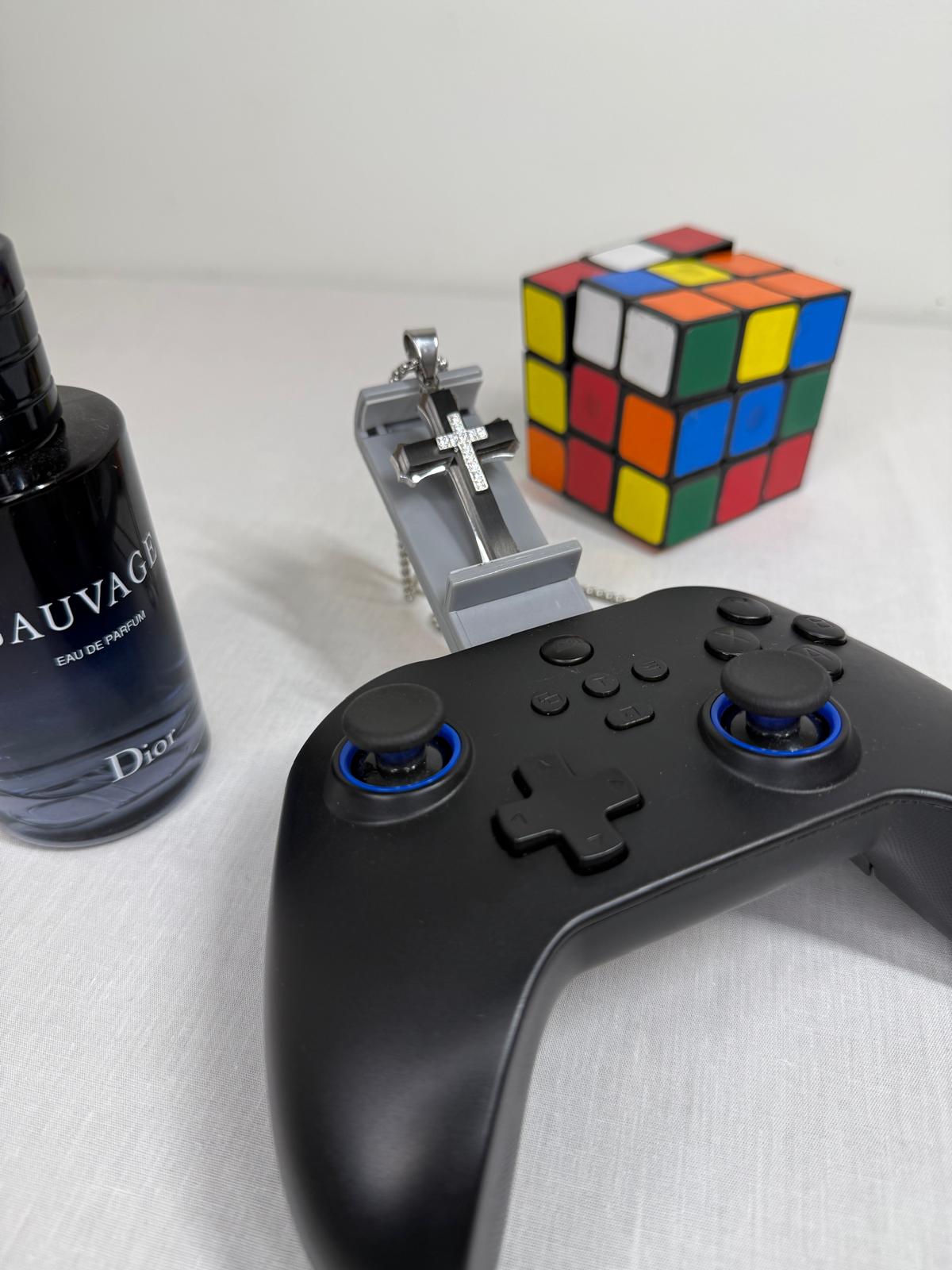 Stainless Steel Multi-Layer Cross Pendant Necklace