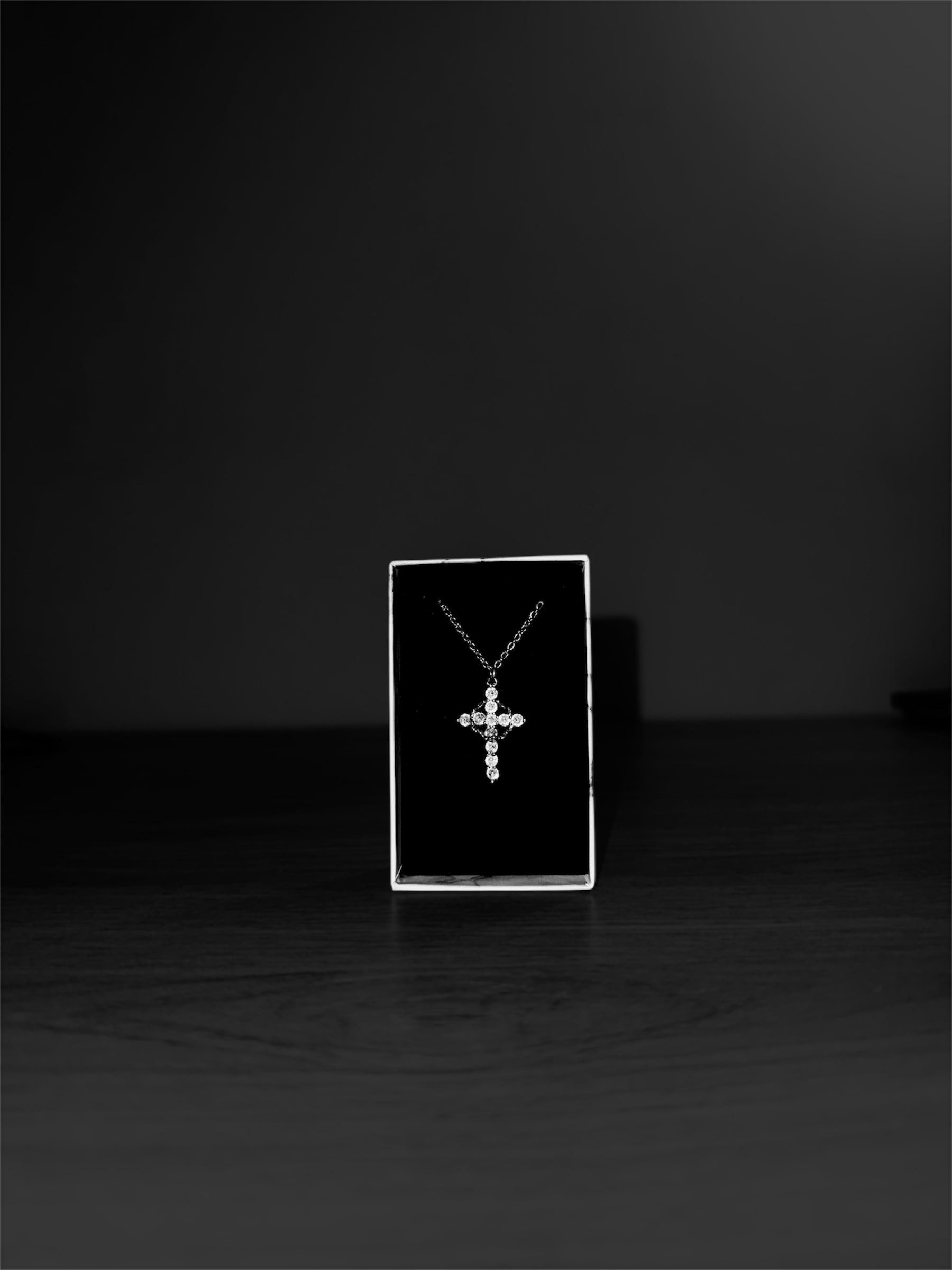 Women's Mini Crown & Cross Pendant