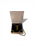 Cross Pendant Chain Set (with ring & Bracelet).