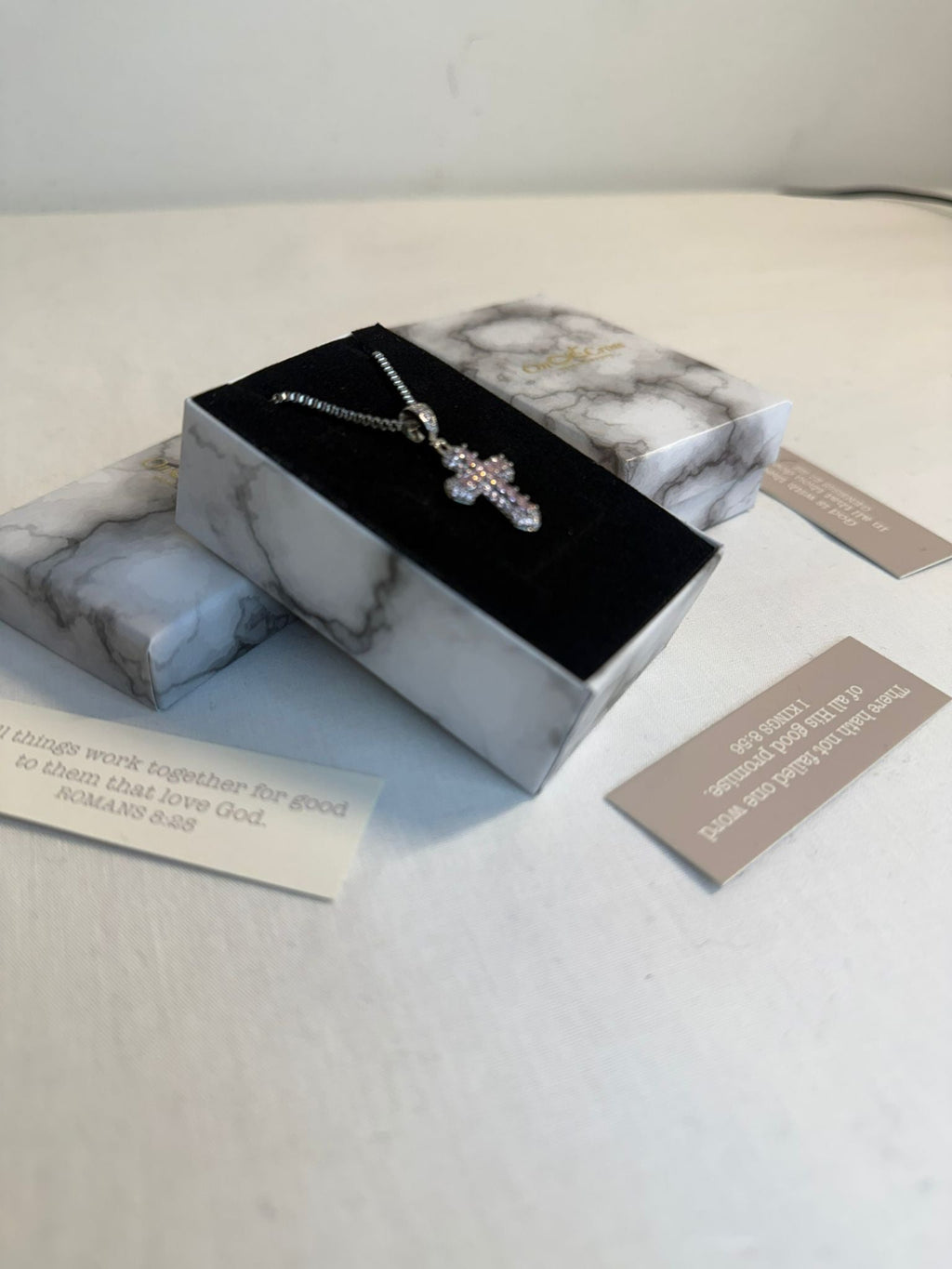 The Rose Quartz Cross Pendant